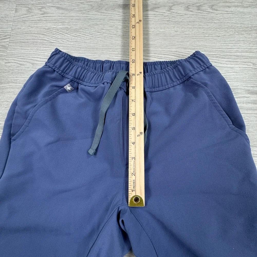 FIGS Men's Jogger Scrub Pants Tansen Blue/Purple XS Elastic Waist Drawstring